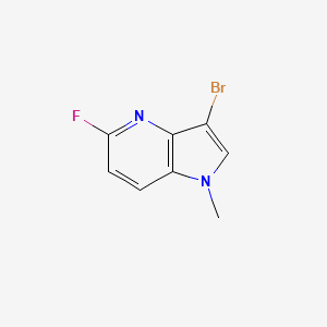 3-bromo-5-fluoro-1-methyl-1H-pyrrolo[3,2-b]pyridine