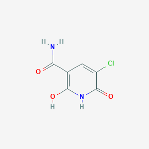 molecular formula C6H5ClN2O3 B15235561 5-Chloro-2,6-dihydroxynicotinamide 