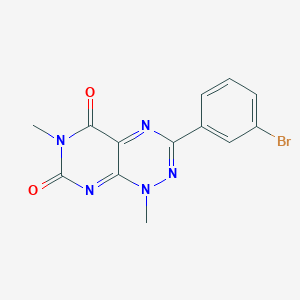 3-(3-Bromophenyl)-1,6-dimethylpyrimido[5,4-e][1,2,4]triazine-5,7(1H,6H)-dione