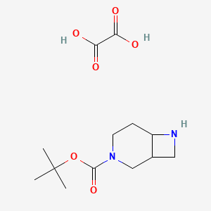 molecular formula C13H22N2O6 B15235670 3,7-Diaza-Bicyclo[4.2.0]Octane-3-Carboxylicacidtert-Butylester Oxalate 