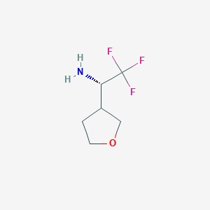 (1S)-2,2,2-Trifluoro-1-(tetrahydrofuran-3-YL)ethan-1-amine