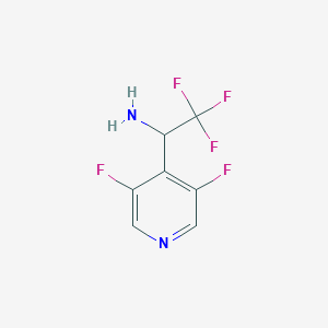 1-(3,5-Difluoropyridin-4-yl)-2,2,2-trifluoroethanamine