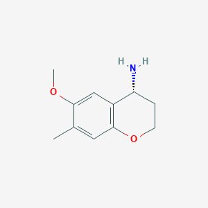 (R)-6-Methoxy-7-methylchroman-4-amine