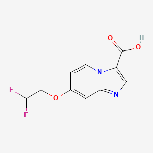 7-(2,2-Difluoroethoxy)imidazo[1,2-A]pyridine-3-carboxylic acid