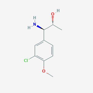 (1R,2R)-1-Amino-1-(3-chloro-4-methoxyphenyl)propan-2-OL