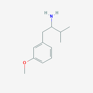 1-(3-Methoxyphenyl)-3-methylbutan-2-amine