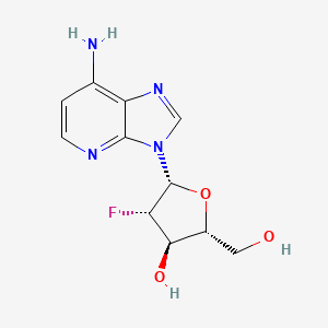 (2R,3R,4S,5R)-5-(7-Amino-3H-imidazo[4,5-B]pyridin-3-YL)-4-fluoro-2-(hydroxymethyl)tetrahydrofuran-3-OL