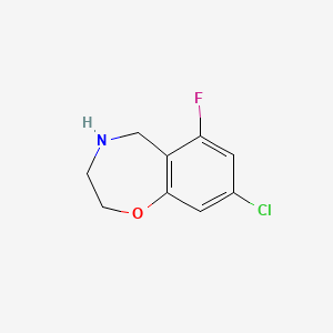 8-Chloro-6-fluoro-2,3,4,5-tetrahydrobenzo[F][1,4]oxazepine