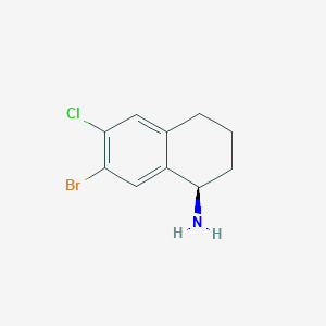 (R)-7-Bromo-6-chloro-1,2,3,4-tetrahydronaphthalen-1-amine