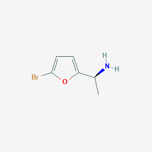 (S)-1-(5-Bromofuran-2-YL)ethan-1-amine