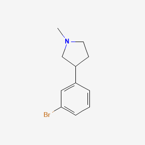 3-(3-Bromo-phenyl)-1-methyl-pyrrolidine