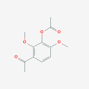 molecular formula C12H14O5 B1523587 3'-乙酰氧基-2',4'-二甲氧基苯乙酮 CAS No. 63604-86-4