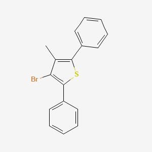 3-Bromo-4-methyl-2,5-diphenylthiophene