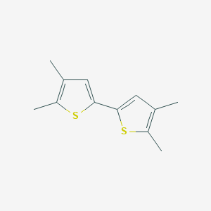 molecular formula C12H14S2 B15235899 4,4',5,5'-Tetramethyl-2,2'-bithiophene 