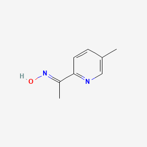 molecular formula C8H10N2O B15235948 1-(5-Methylpyridin-2-YL)ethanoneoxime 