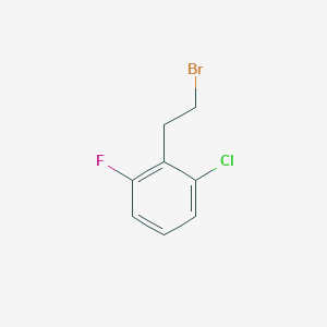 molecular formula C8H7BrClF B1523595 2-(2-Bromoethyl)-1-chloro-3-fluorobenzene CAS No. 1192974-56-3
