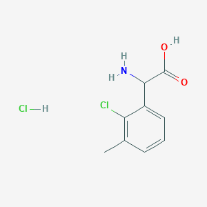 2-Amino-2-(2-chloro-3-methylphenyl)acetic acid hcl