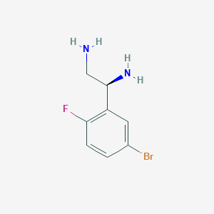 (1S)-1-(5-Bromo-2-fluorophenyl)ethane-1,2-diamine