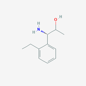 (1S)-1-Amino-1-(2-ethylphenyl)propan-2-OL