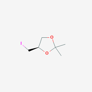 molecular formula C6H11IO2 B152361 (R)-4-(碘甲基)-2,2-二甲基-1,3-二氧杂环己烷 CAS No. 23735-39-9