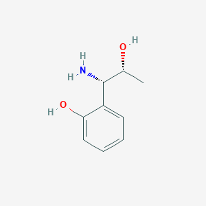 molecular formula C9H13NO2 B15236114 (1S,2R)-1-Amino-1-(2-hydroxyphenyl)propan-2-OL 