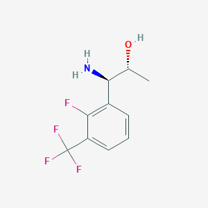 (1R,2R)-1-Amino-1-[2-fluoro-3-(trifluoromethyl)phenyl]propan-2-OL