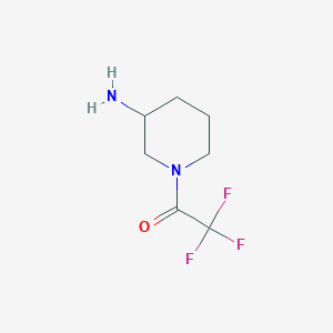 1-(3-Aminopiperidin-1-YL)-2,2,2-trifluoroethanone
