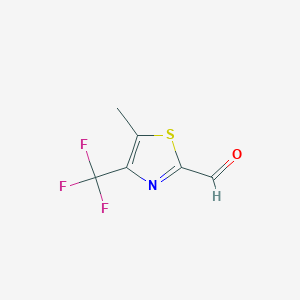 5-Methyl-4-(trifluoromethyl)-1,3-thiazole-2-carbaldehyde