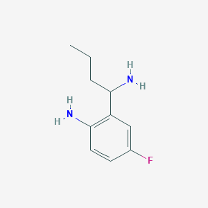 2-(1-Aminobutyl)-4-fluoroaniline 2hcl