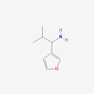 1-(Furan-3-YL)-2-methylpropan-1-amine