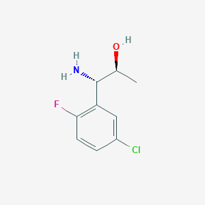 (1S,2S)-1-Amino-1-(5-chloro-2-fluorophenyl)propan-2-OL