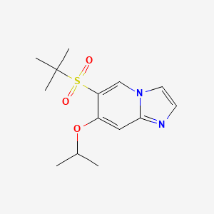 6-(Tert-butylsulfonyl)-7-isopropoxyimidazo[1,2-A]pyridine