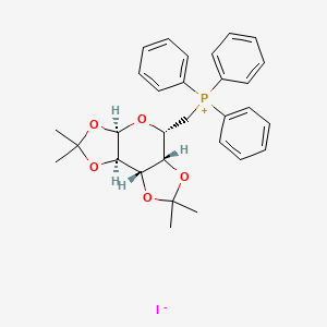 triphenyl-[[(1S,2R,6R,8S,9R)-4,4,11,11-tetramethyl-3,5,7,10,12-pentaoxatricyclo[7.3.0.02,6]dodecan-8-yl]methyl]phosphanium;iodide