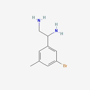 1-(3-Bromo-5-methylphenyl)ethane-1,2-diamine