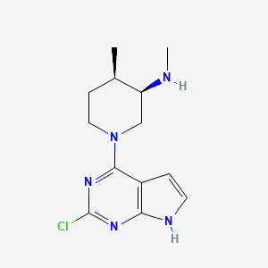 molecular formula C13H18ClN5 B15236438 Tofacitinibimpurity5 