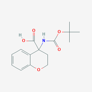 4-((Tert-butoxycarbonyl)amino)chromane-4-carboxylic acid