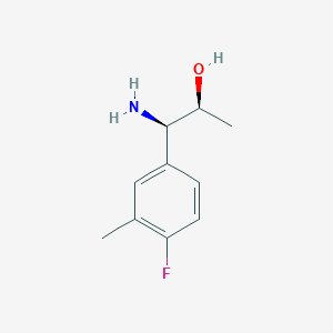 (1R,2S)-1-Amino-1-(4-fluoro-3-methylphenyl)propan-2-OL