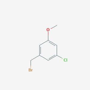 molecular formula C8H8BrClO B1523648 1-(Bromomethyl)-3-chloro-5-methoxybenzene CAS No. 885270-32-6