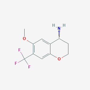 (R)-6-Methoxy-7-(trifluoromethyl)chroman-4-amine