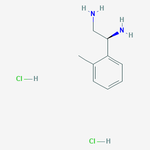 (1S)-1-(2-Methylphenyl)ethane-1,2-diamine 2hcl