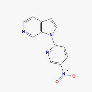 1-(5-Nitropyridin-2-YL)-1H-pyrrolo[2,3-C]pyridine