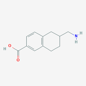 6-(Aminomethyl)-5,6,7,8-tetrahydronaphthalene-2-carboxylic acid