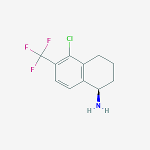 (R)-5-Chloro-6-(trifluoromethyl)-1,2,3,4-tetrahydronaphthalen-1-amine