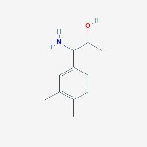 1-Amino-1-(3,4-dimethylphenyl)propan-2-ol