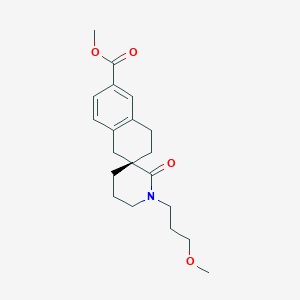 molecular formula C20H27NO4 B15236659 Methyl (R)-1'-(3-methoxypropyl)-2'-oxo-3,4-dihydro-1H-spiro[naphthalene-2,3'-piperidine]-6-carboxylate 