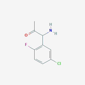 1-Amino-1-(5-chloro-2-fluorophenyl)acetone