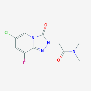 2-(6-Chloro-8-fluoro-3-oxo-[1,2,4]triazolo[4,3-A]pyridin-2(3H)-YL)-N,N-dimethylacetamide