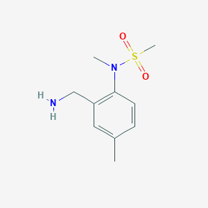 N-(2-(Aminomethyl)-4-methylphenyl)-N-methylmethanesulfonamide