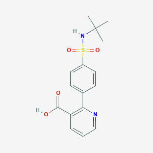 2-(4-T-Butylsulfamoylphenyl)nicotinic acid