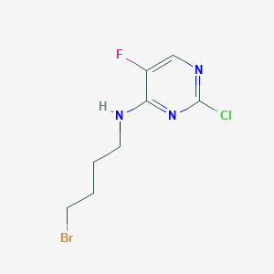 N-(4-Bromobutyl)-2-chloro-5-fluoropyrimidin-4-amine